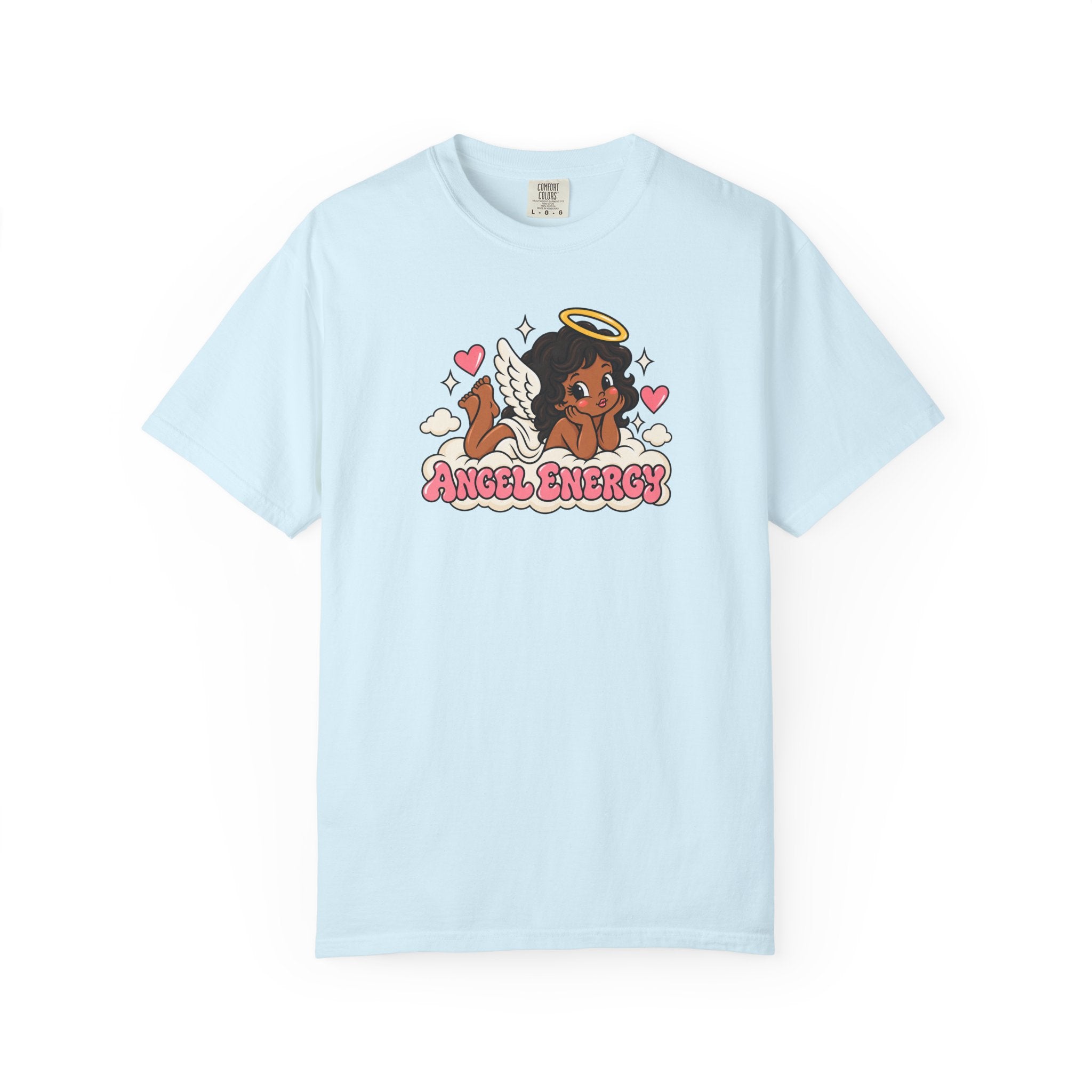 Angel Energy T-Shirt — Cute Retro Angel Graphic Tee