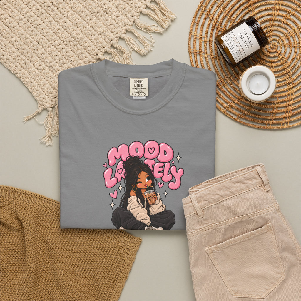 Mood Lovely T-Shirt — Cute Cartoon Girl Graphic Tee