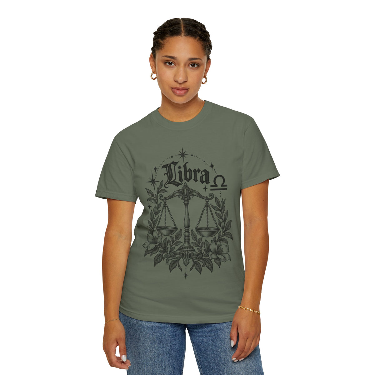 Libra Zodiac Scales T-Shirt — Astrological Sign Graphic Tee
