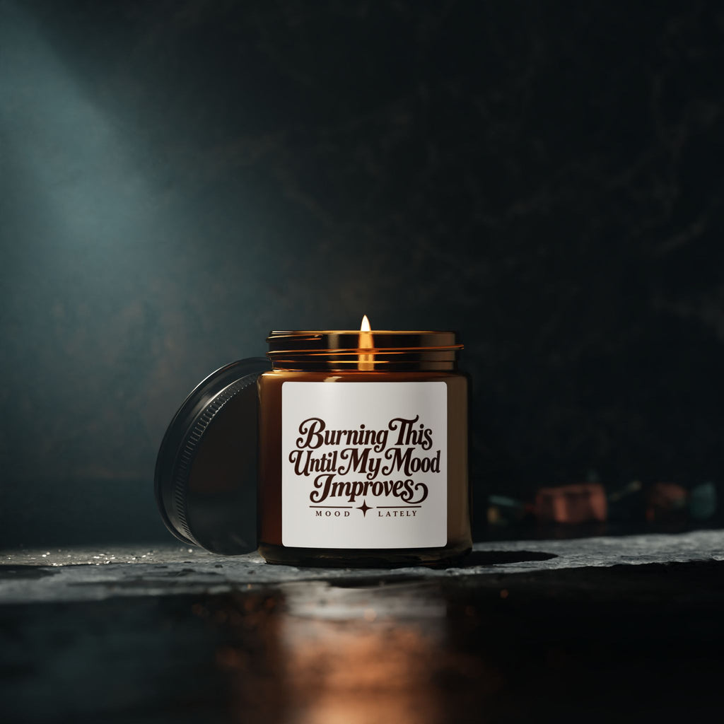 Burning This Until My Mood Improves — Funny Soy Candle