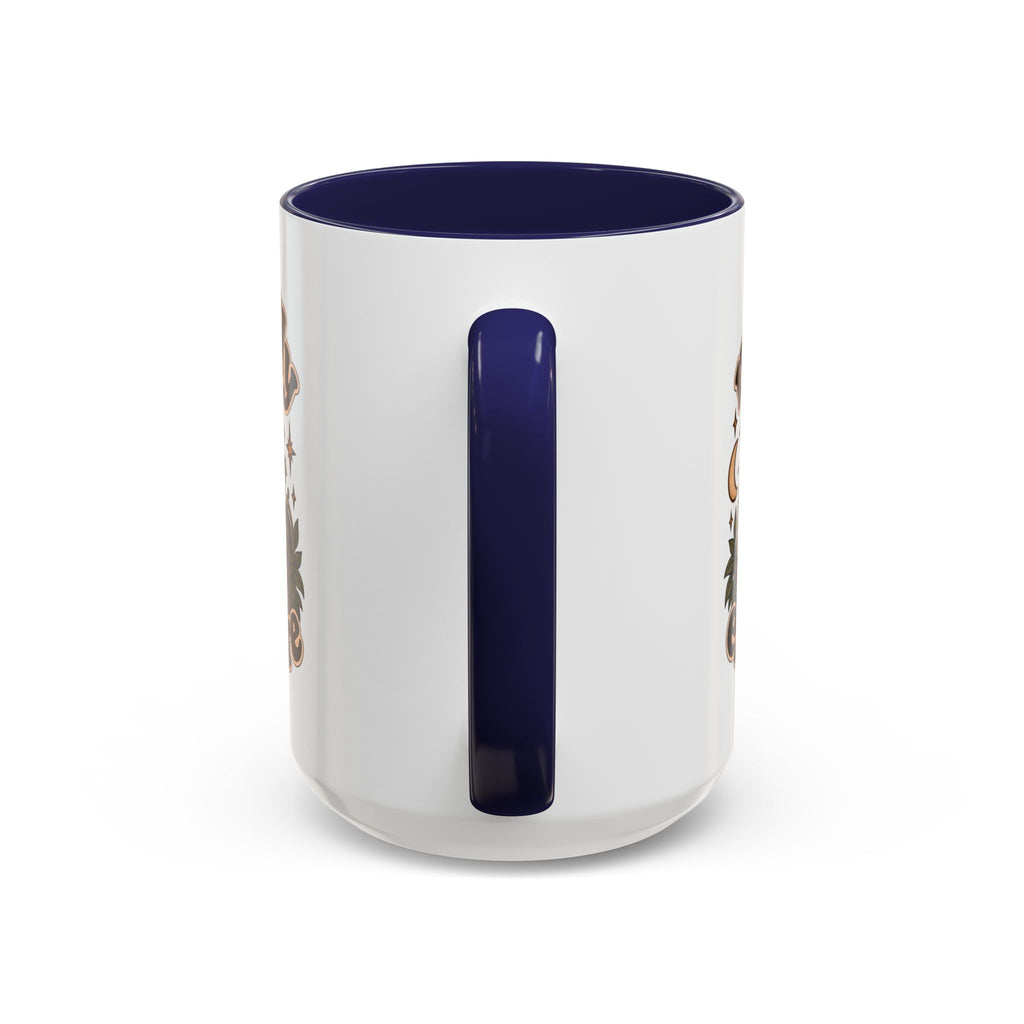 Mentally Elsewhere Mug — Black Cat Celestial Ceramic Coffee Mug