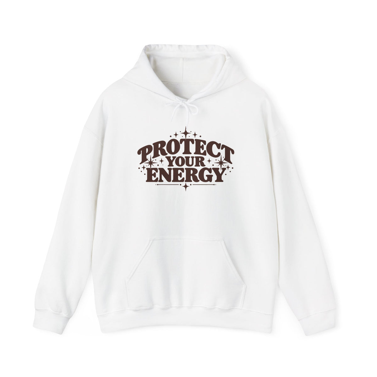 Protect Your Energy Hoodie — Positive Vibes Graphic Pullover
