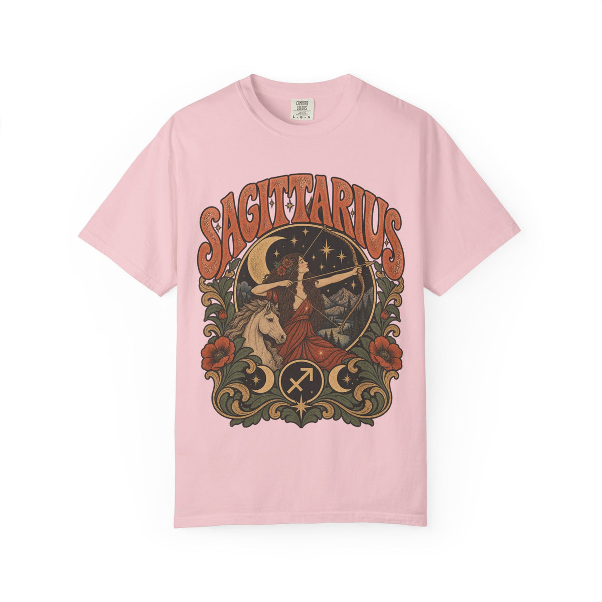 Vintage Sagittarius Zodiac Tee — Retro Archer Astrology T-Shirt
