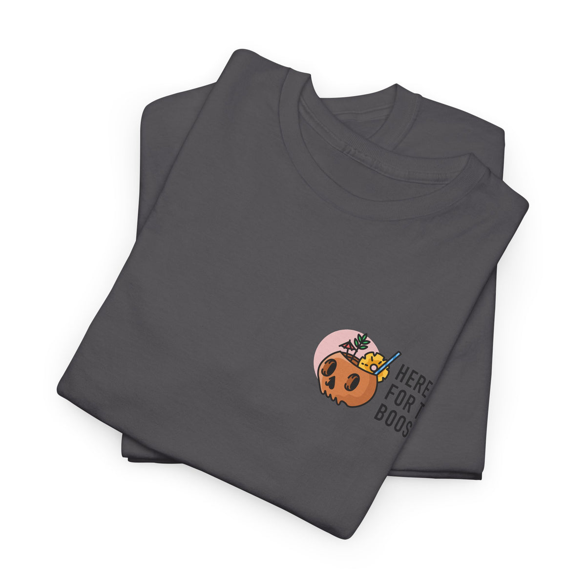 Here for the Boos Halloween T‑Shirt — Cute Boo Crew Graphic Tee
