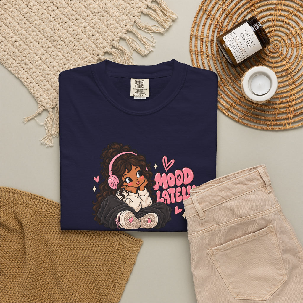 Mood T-Shirt — Cute Girl Graphic Tee