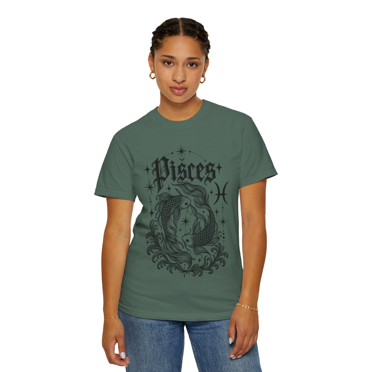 Pisces Zodiac T-Shirt — Vintage Fish Astrology Tee