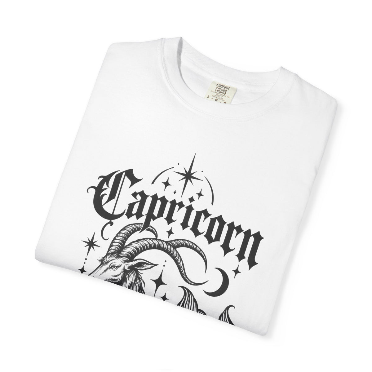 Capricorn Zodiac T-Shirt — Mystical Goat-Fish Astrology Tee