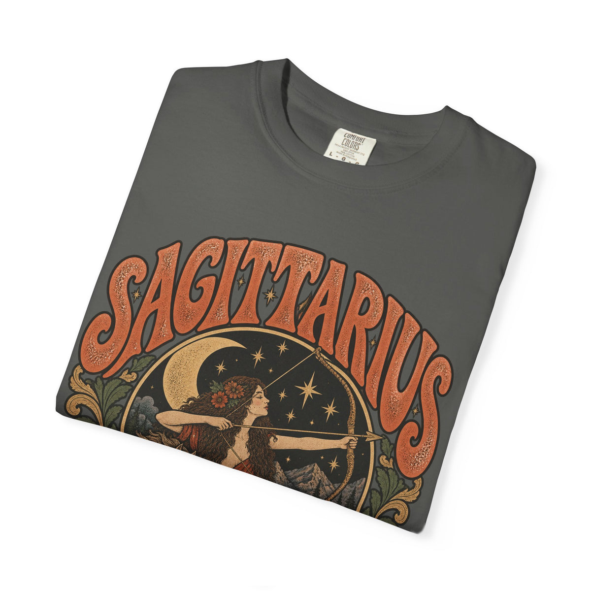Sagittarius Zodiac T-Shirt — Retro Astrology Archer Design