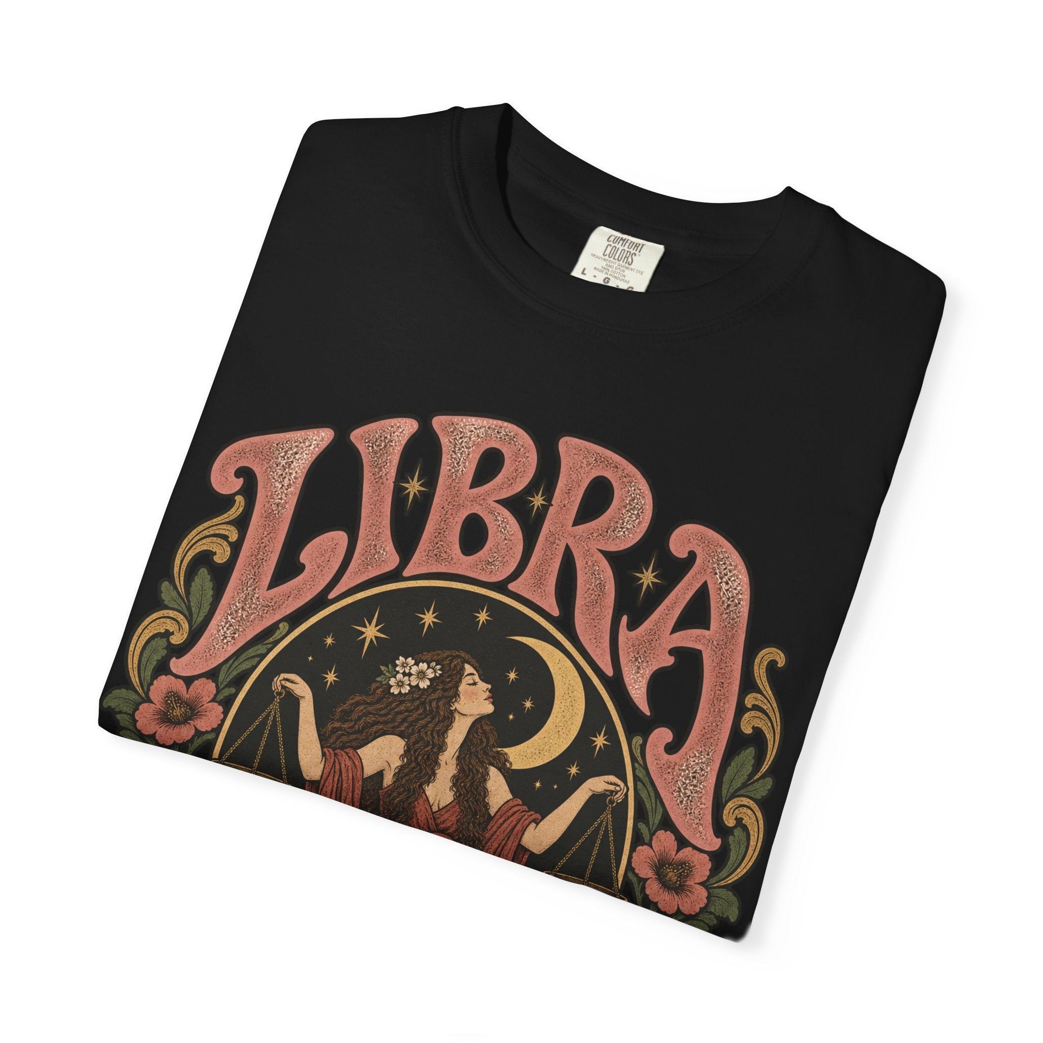 T-Shirt — Libra Vintage Zodiac Graphic Tee