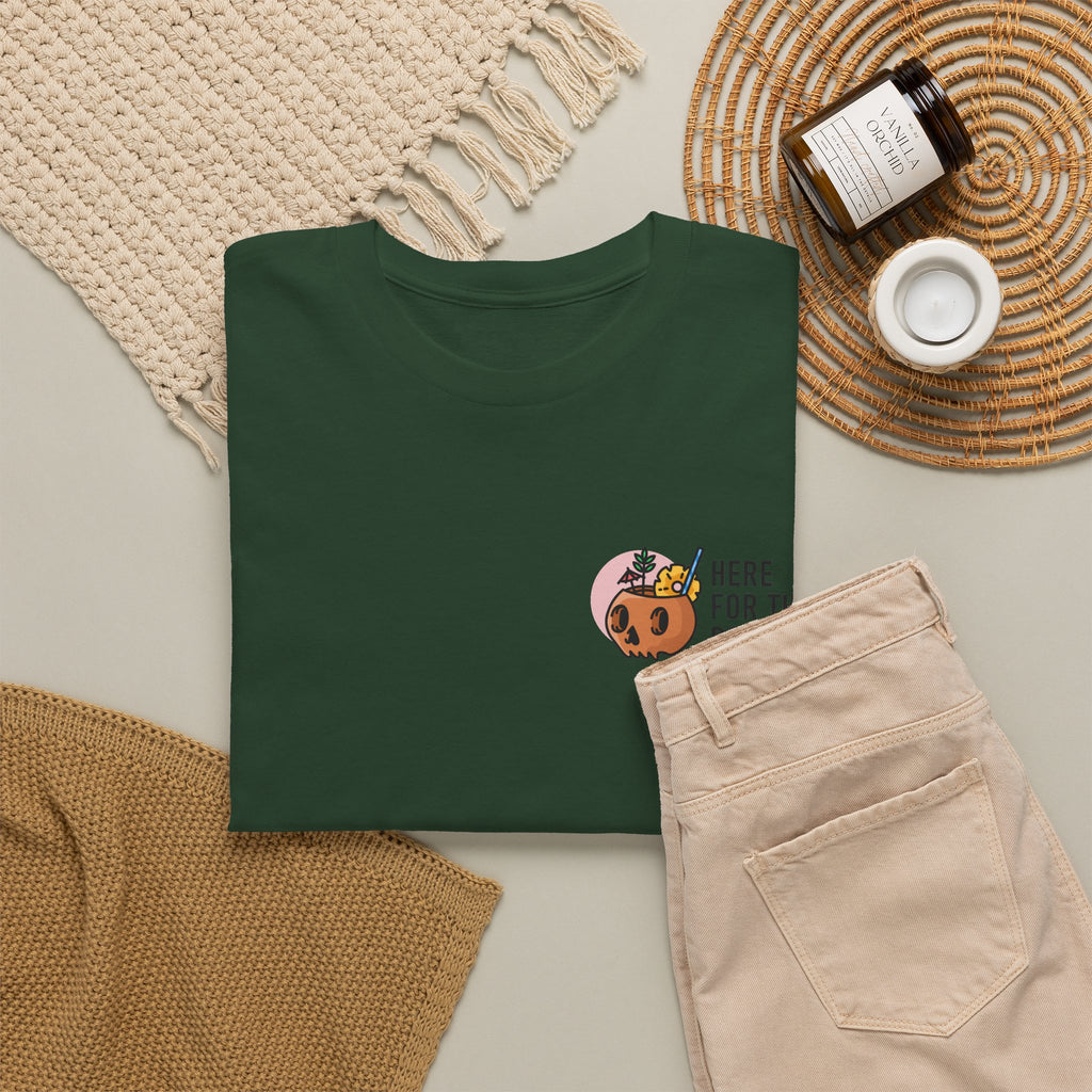 Here for the Boos Halloween T‑Shirt — Cute Boo Crew Graphic Tee