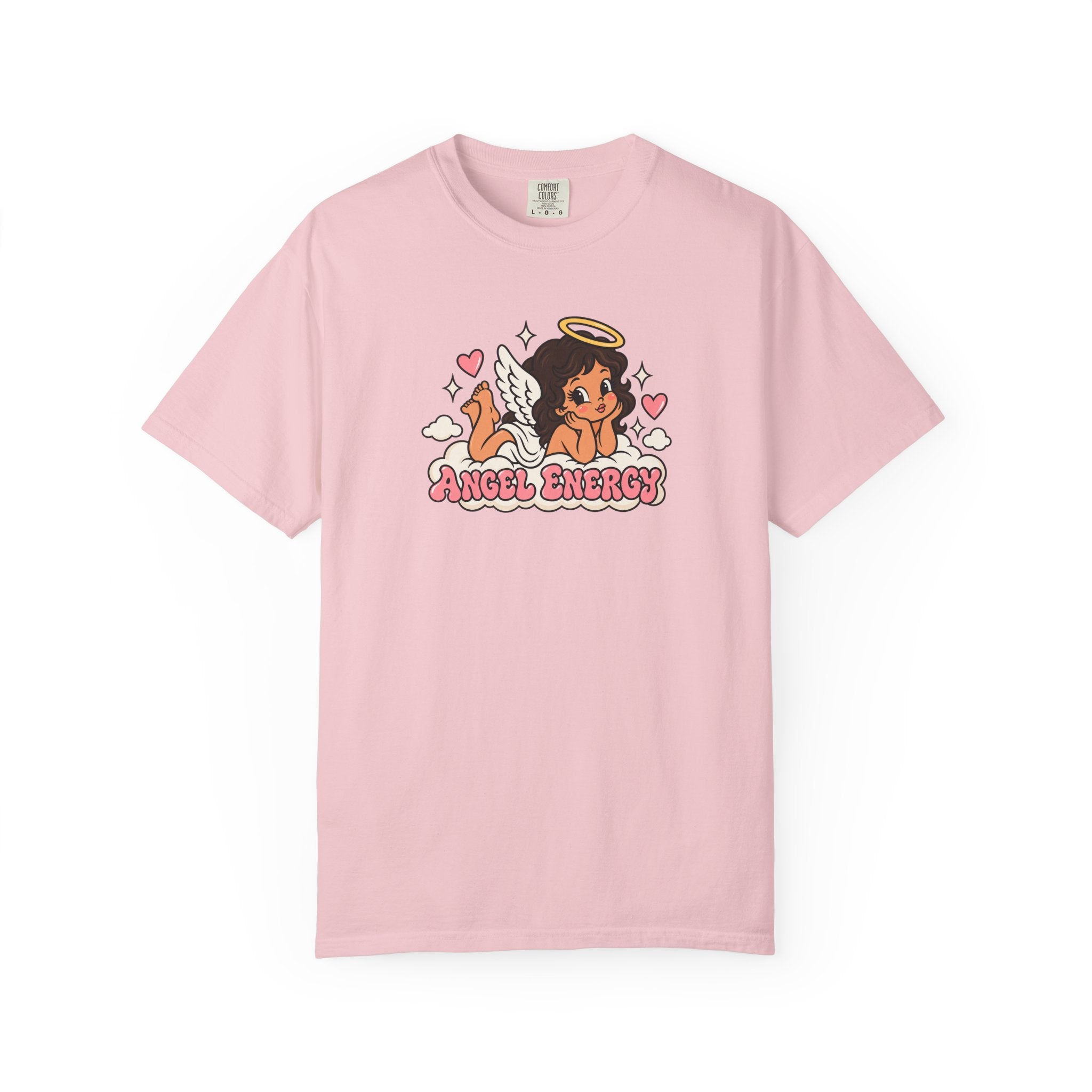 Angel Energy T-Shirt — Cute Retro Angel Graphic Tee
