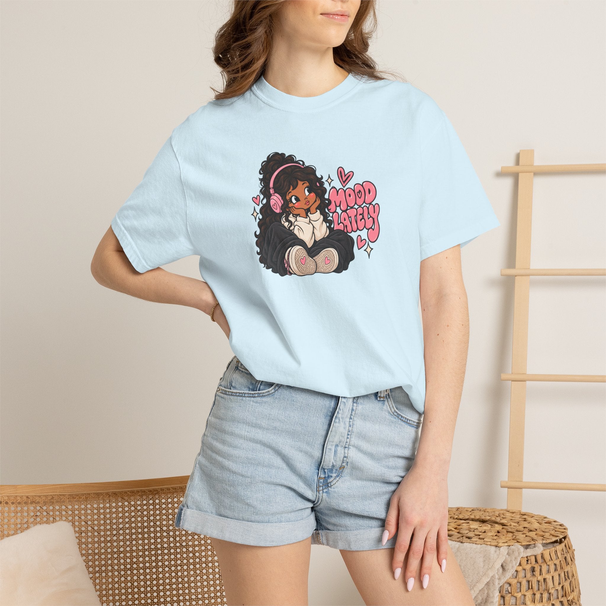 Mood T-Shirt — Cute Girl Graphic Tee