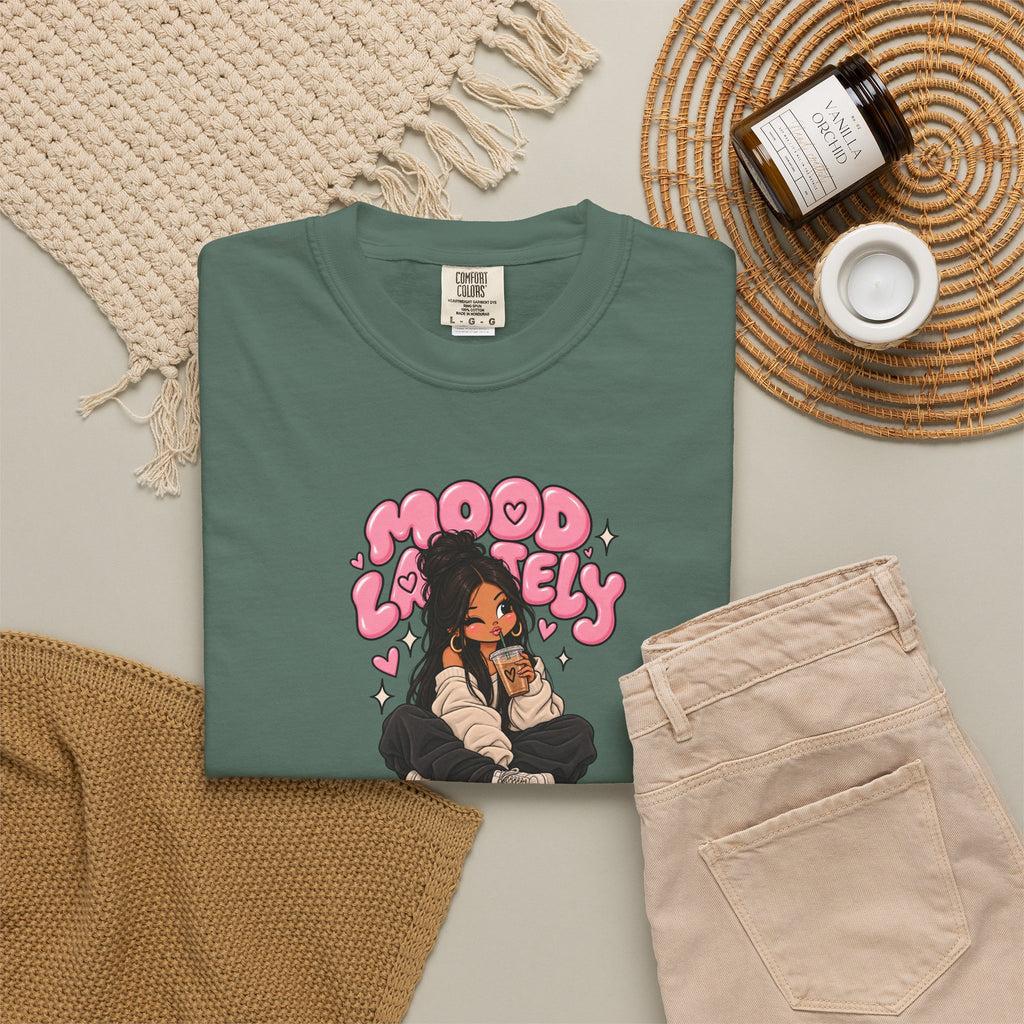 Mood Lovely T-Shirt — Cute Cartoon Girl Graphic Tee