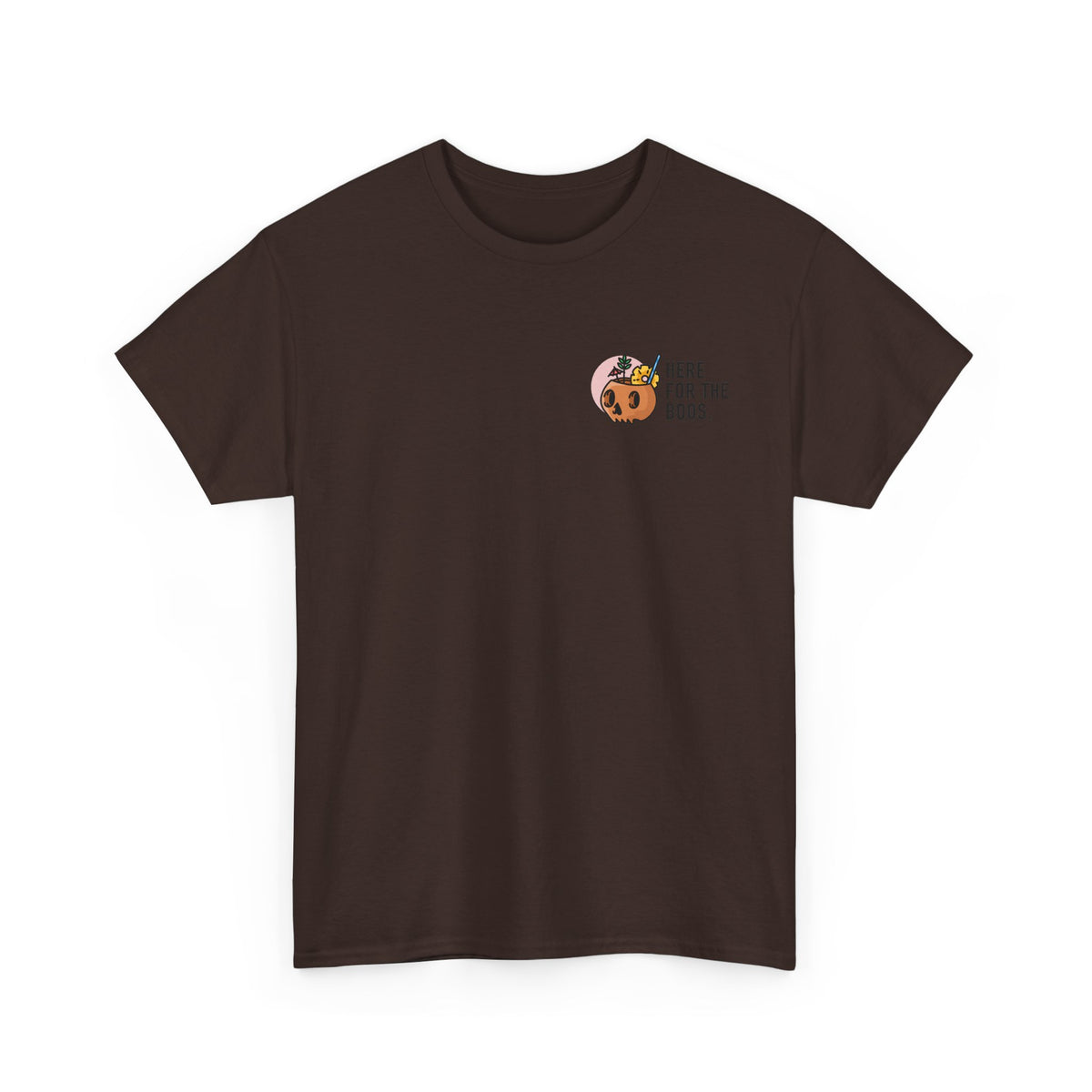 Here for the Boos Halloween T‑Shirt — Cute Boo Crew Graphic Tee