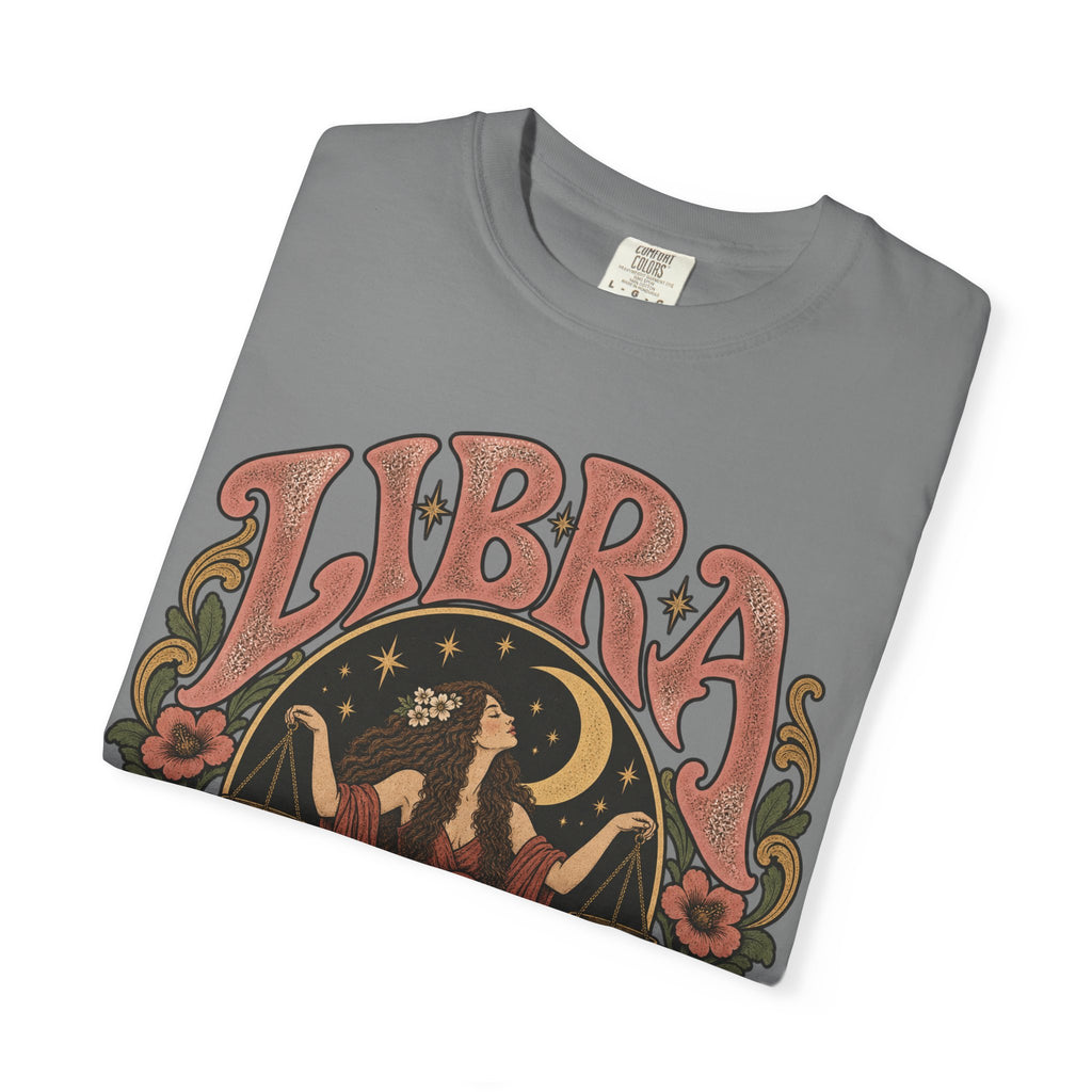 T-Shirt — Libra Vintage Zodiac Graphic Tee