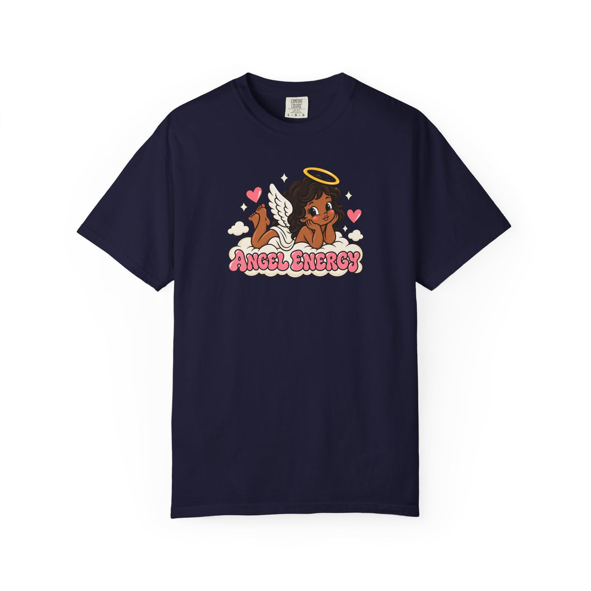 Angel Energy T-Shirt — Cute Retro Angel Graphic Tee