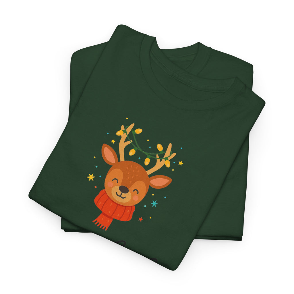 Joyful Reindeer Tee – Cute Holiday Christmas Shirt