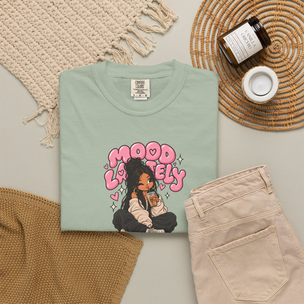 Mood Lovely T-Shirt — Cute Cartoon Girl Graphic Tee