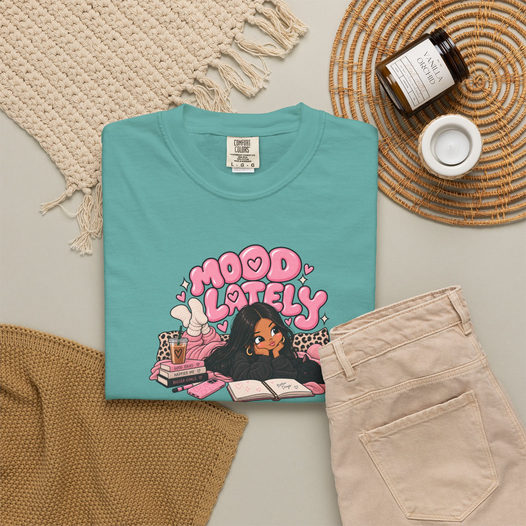 Mood Lately Graphic T-Shirt — Cozy Study Vibes