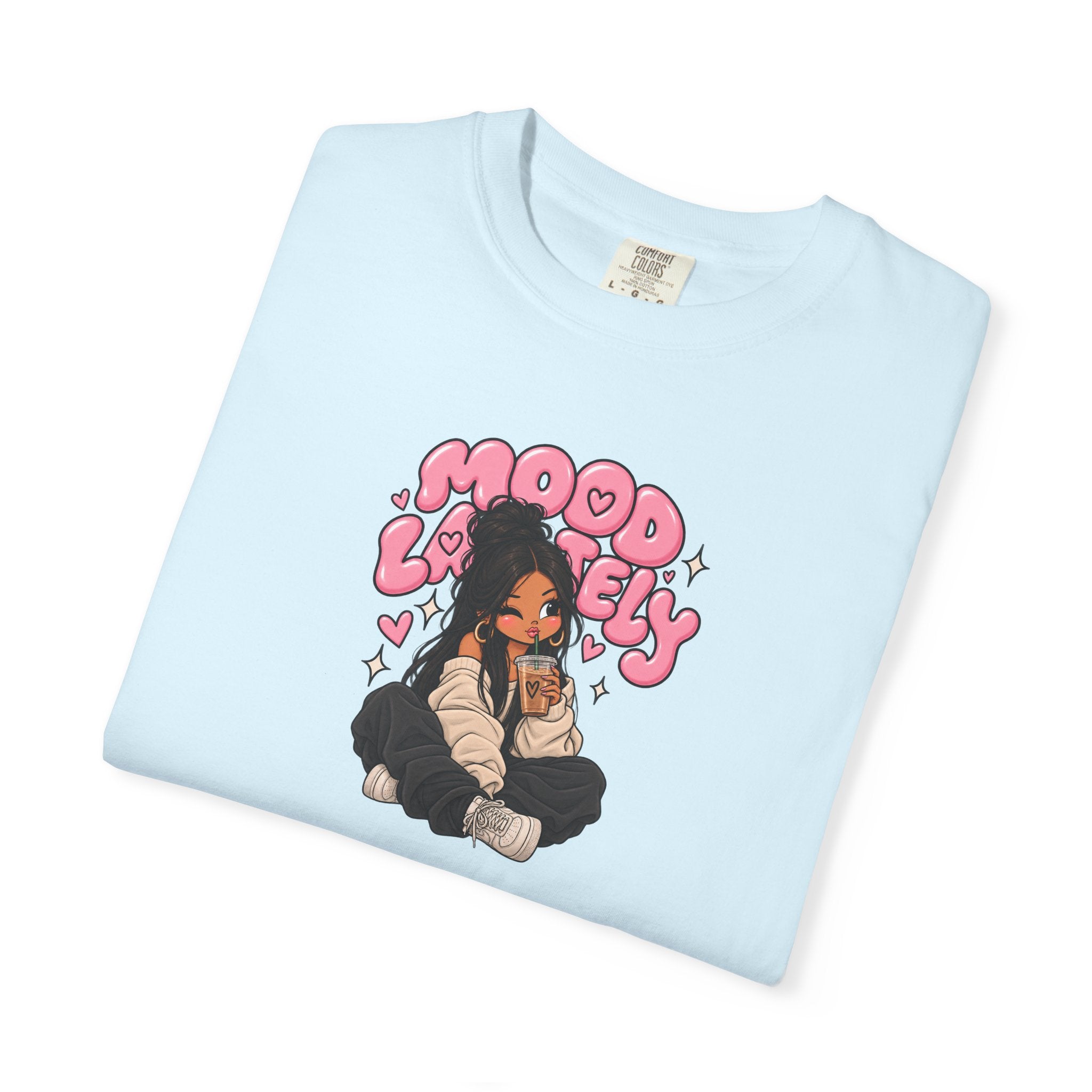 Mood Lovely T-Shirt — Cute Cartoon Girl Graphic Tee