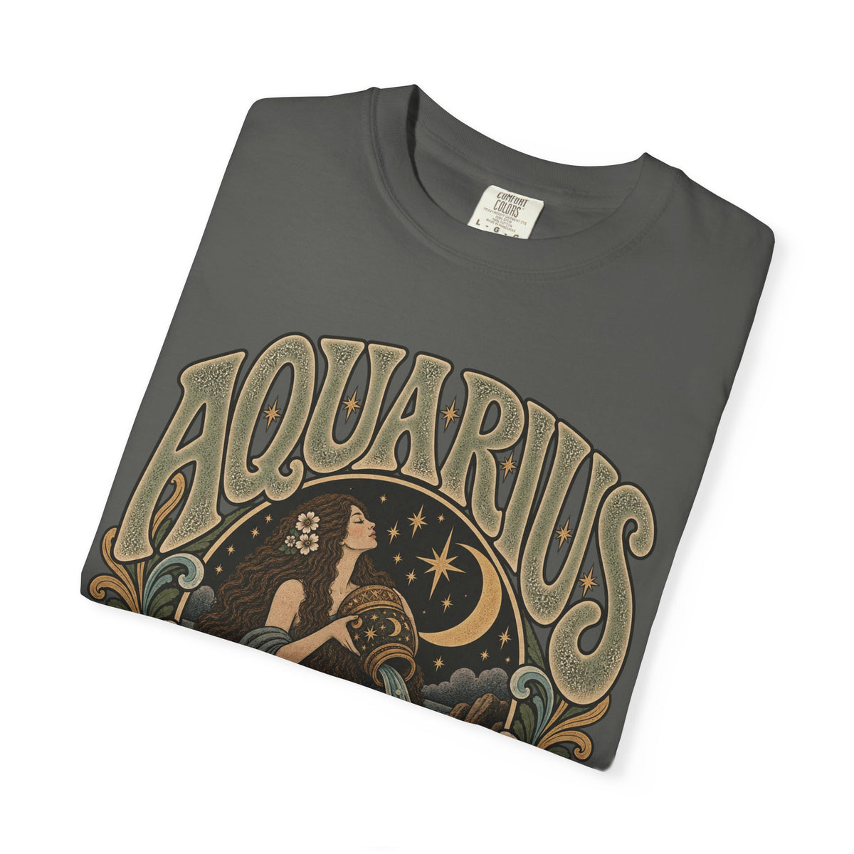 Aquarius Zodiac T-Shirt — Vintage Astrological Sign Tee