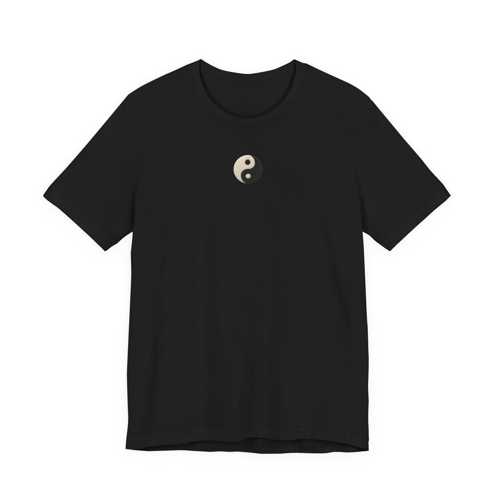Yin Yang Minimalist Tee - Small Center Chest Yin Yang T-Shirt