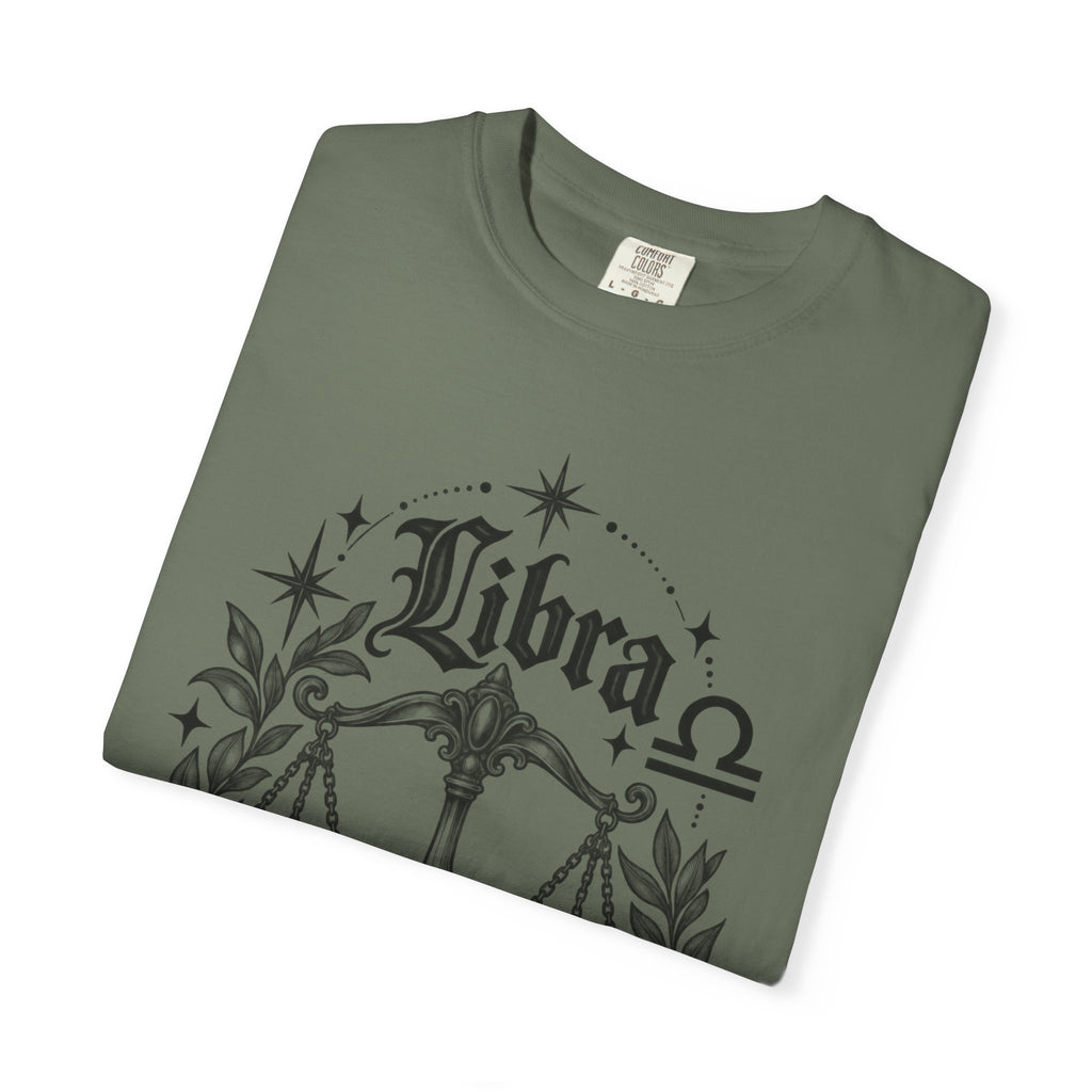 Libra Zodiac Scales T-Shirt — Astrological Sign Graphic Tee