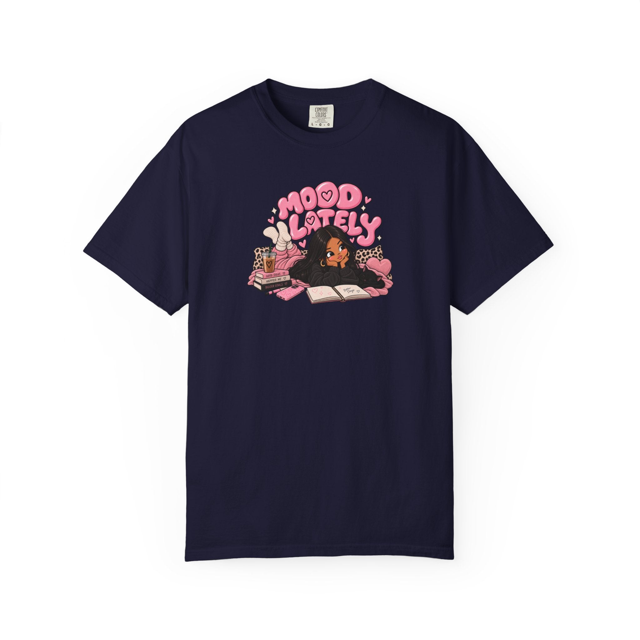 Mood Lately Graphic T-Shirt — Cozy Study Vibes
