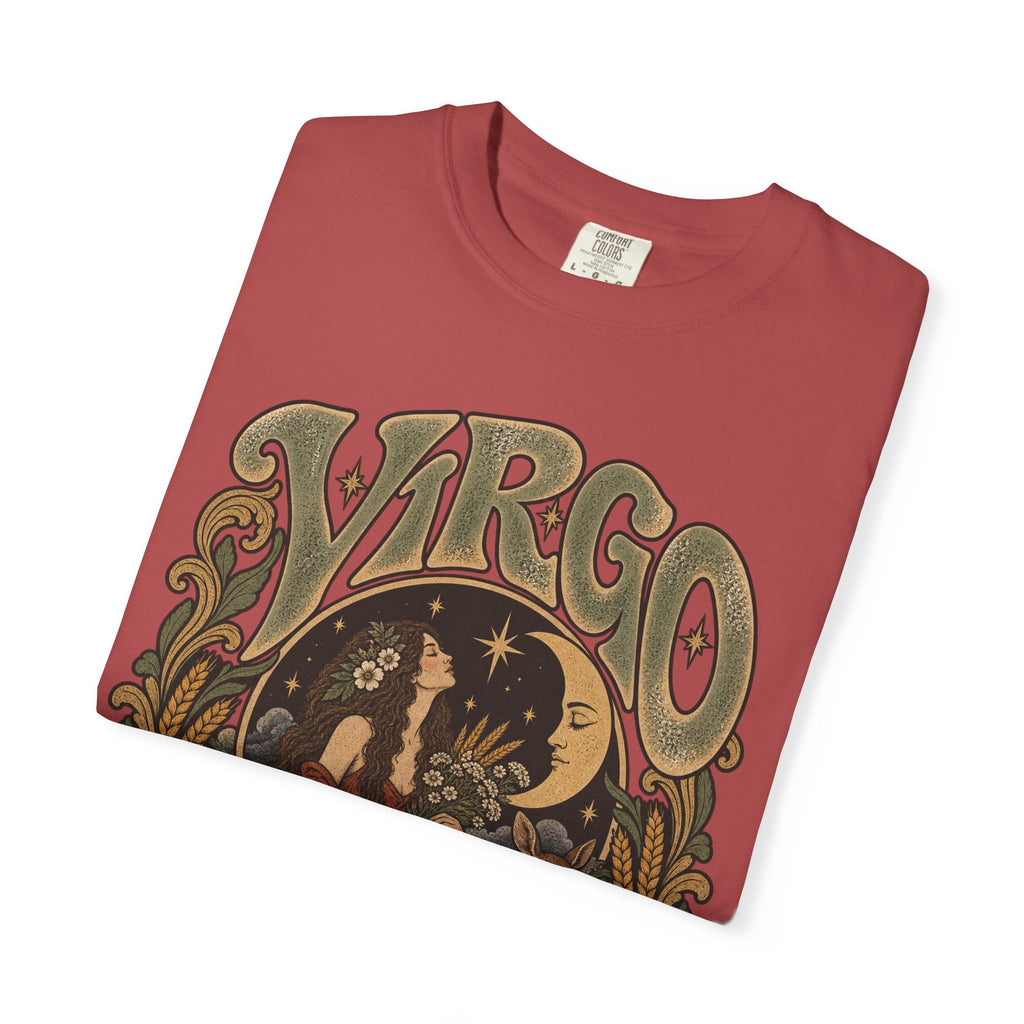Virgo Zodiac T-Shirt — Vintage Astrology Graphic Tee