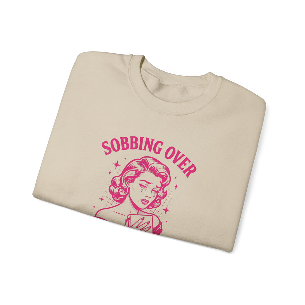 Sobbing Over Fictional Men Sweatshirt | BookTok Romance Club