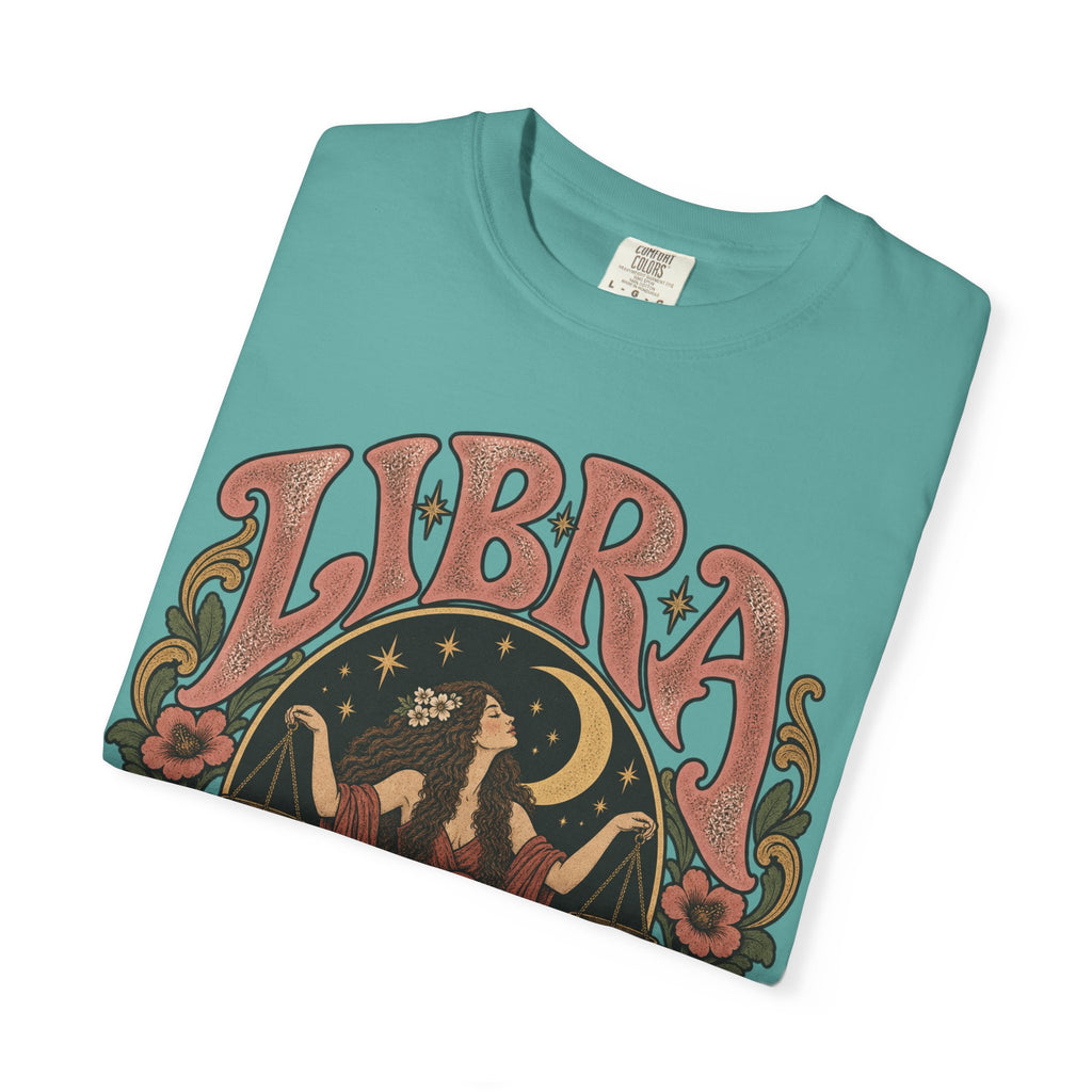 T-Shirt — Libra Vintage Zodiac Graphic Tee
