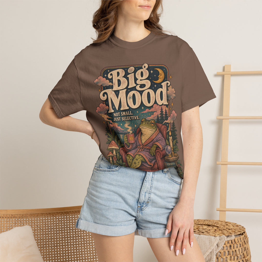 Big Mood Graphic T-Shirt — Cozy Retro Camping Vibe