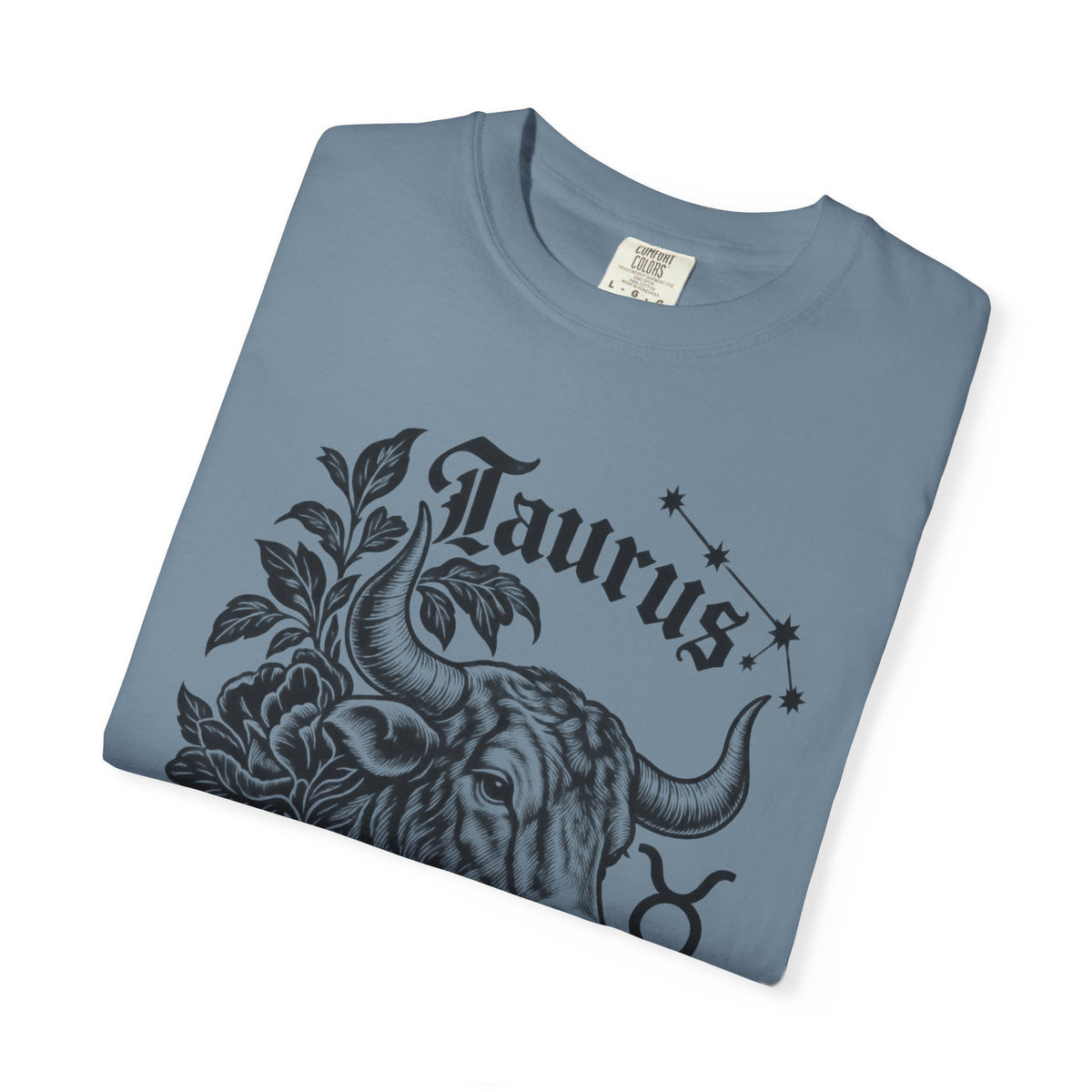 Taurus Zodiac T-Shirt — Floral Bull Astrology Tee