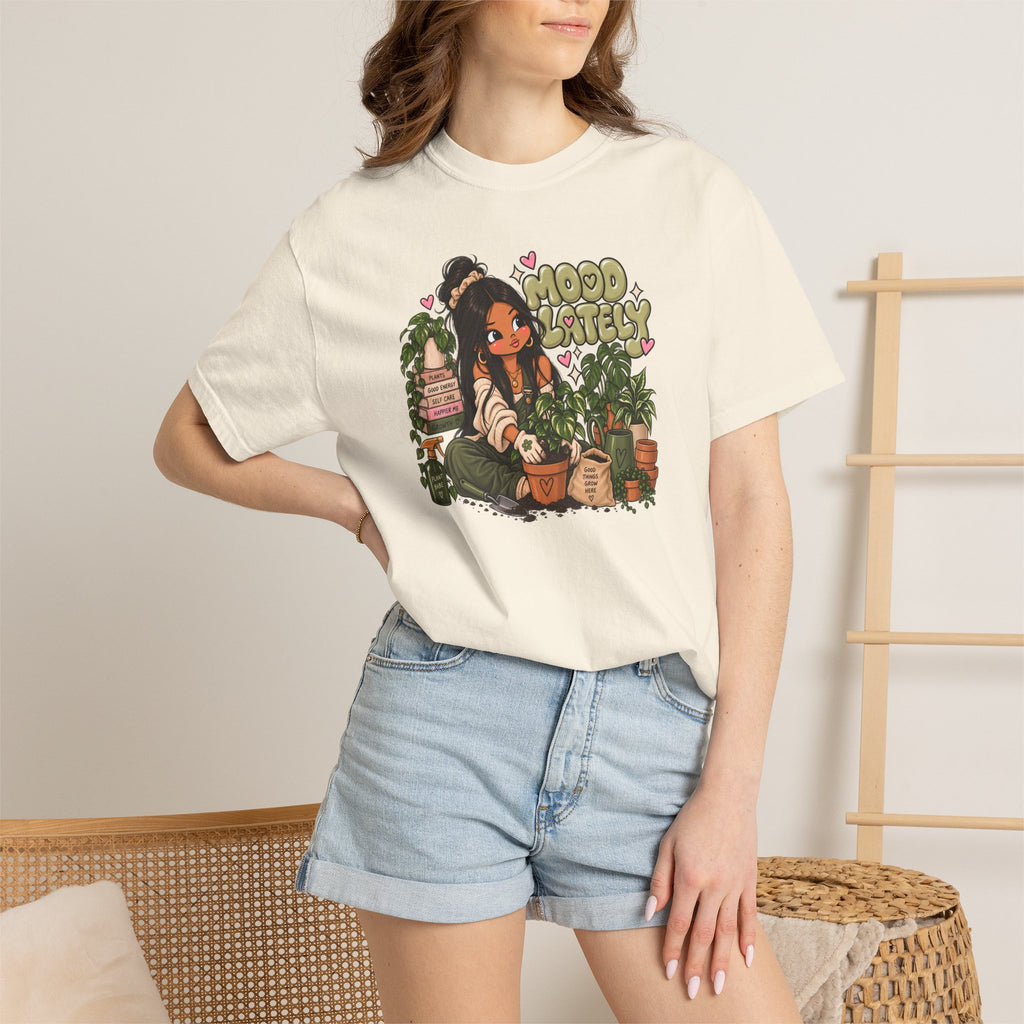 Plant Lady T-Shirt — 'Plant Baby' Cute Girl with Houseplants Graphic Tee