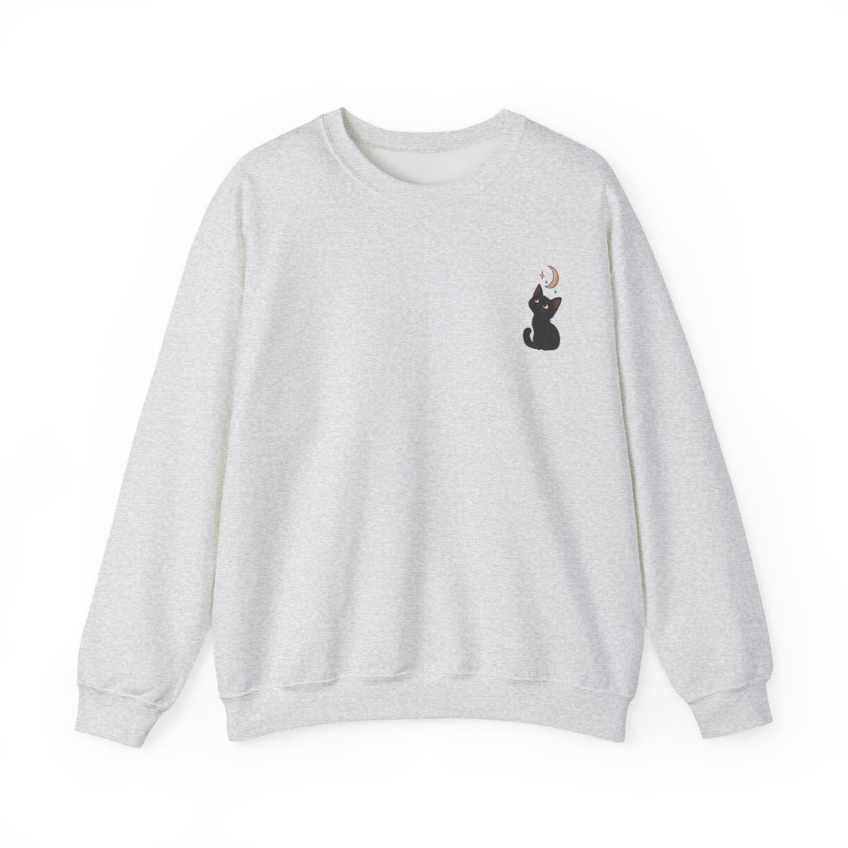 Cat Moon Gaze Sweatshirt