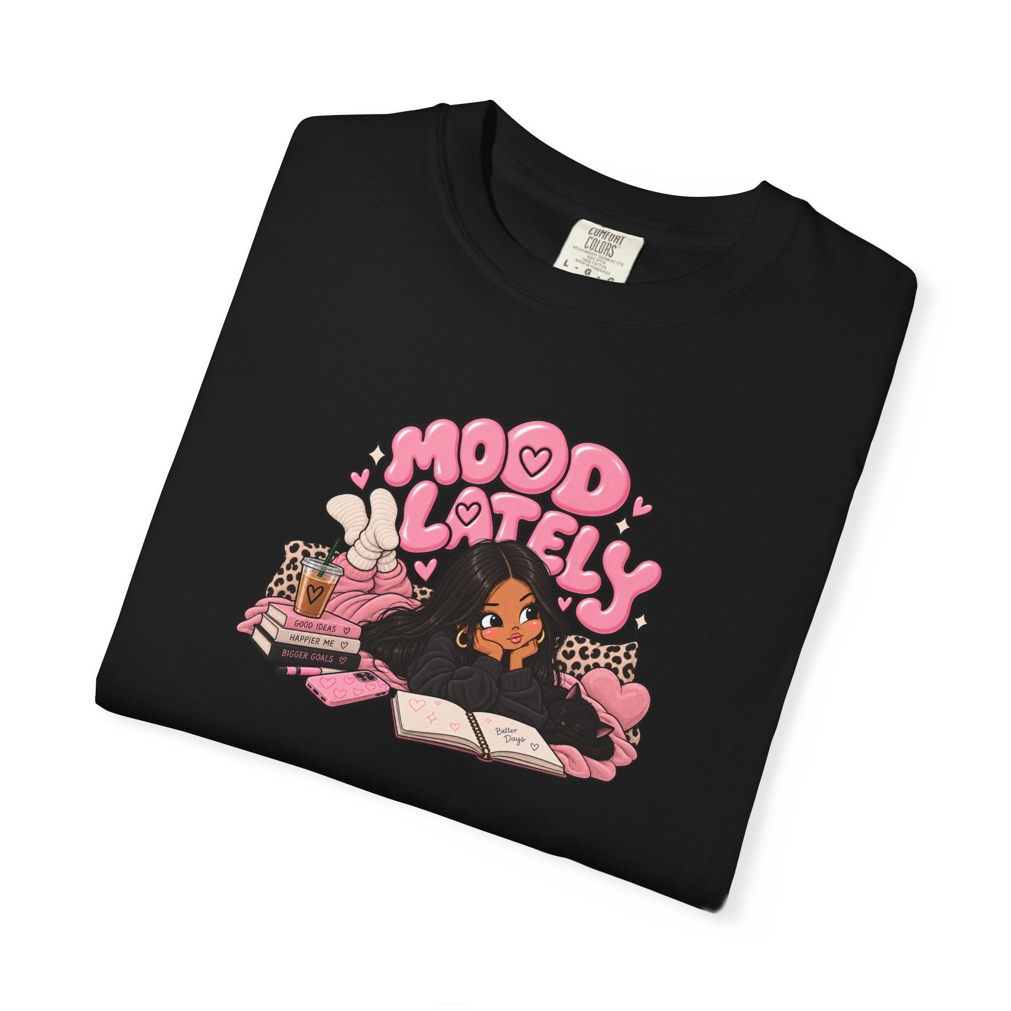 Mood Lately Graphic T-Shirt — Cozy Study Vibes