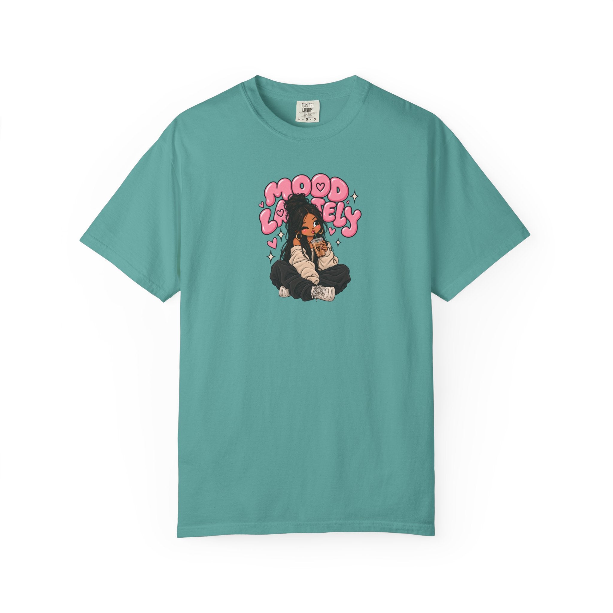 Mood Lovely T-Shirt — Cute Cartoon Girl Graphic Tee
