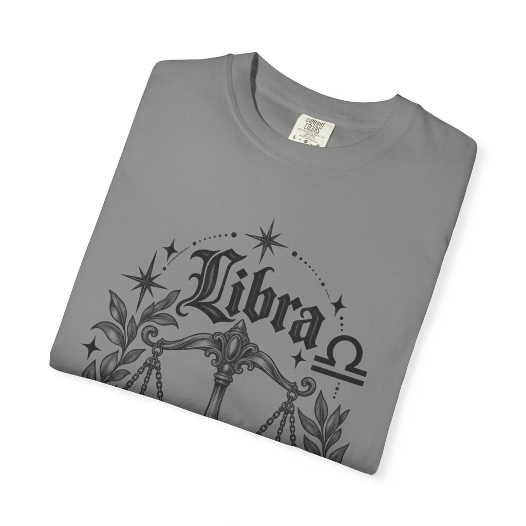 Libra Zodiac Scales T-Shirt — Astrological Sign Graphic Tee