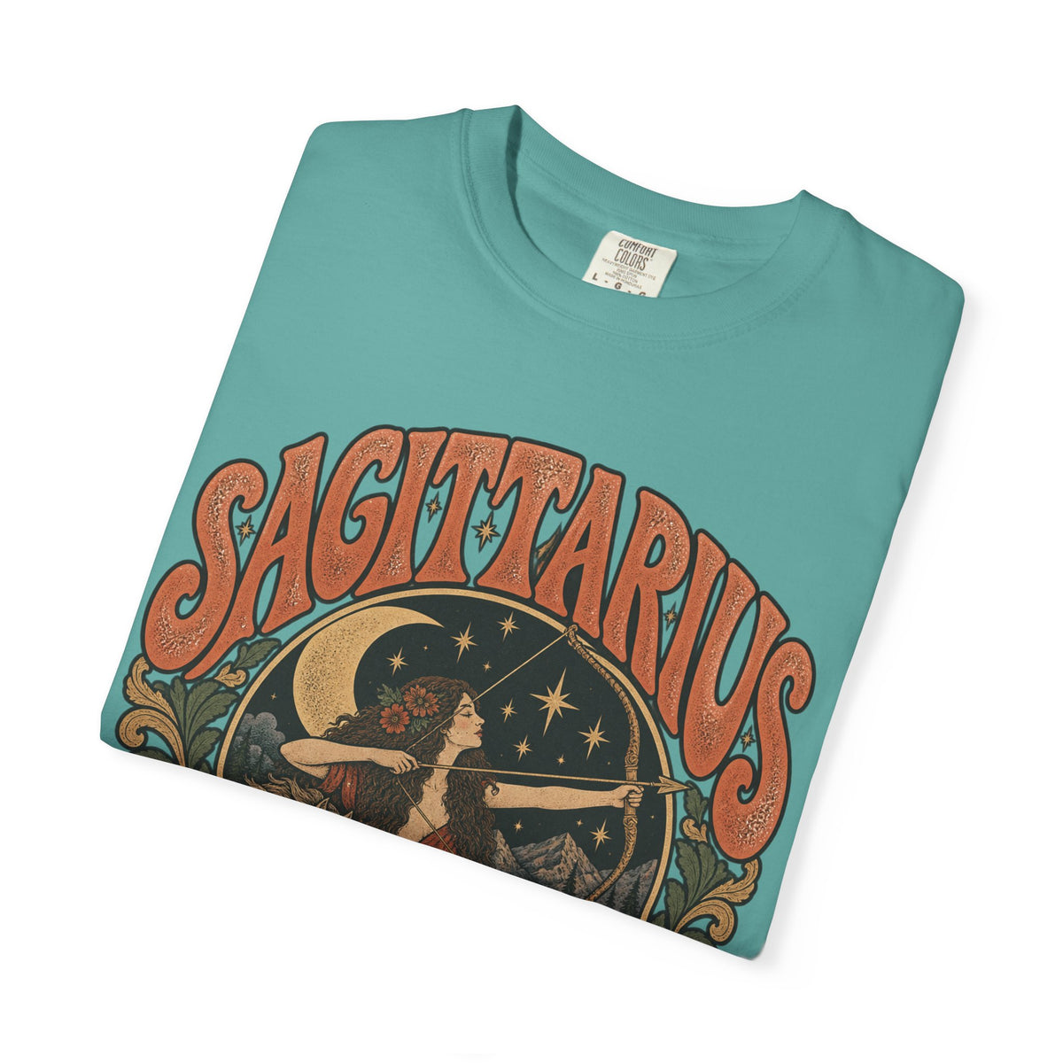Sagittarius Zodiac T-Shirt — Retro Astrology Archer Design