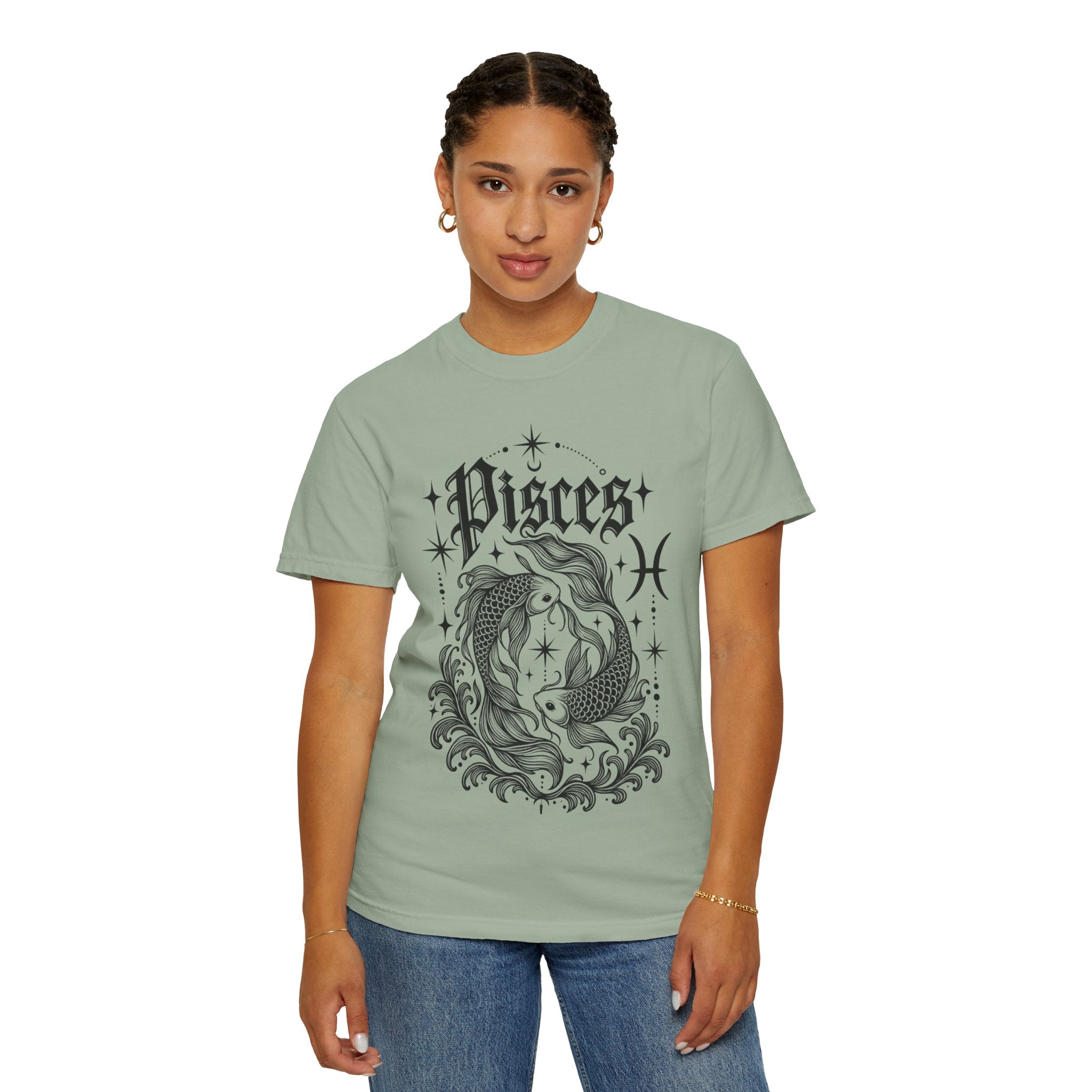 Pisces Zodiac T-Shirt — Vintage Fish Astrology Tee
