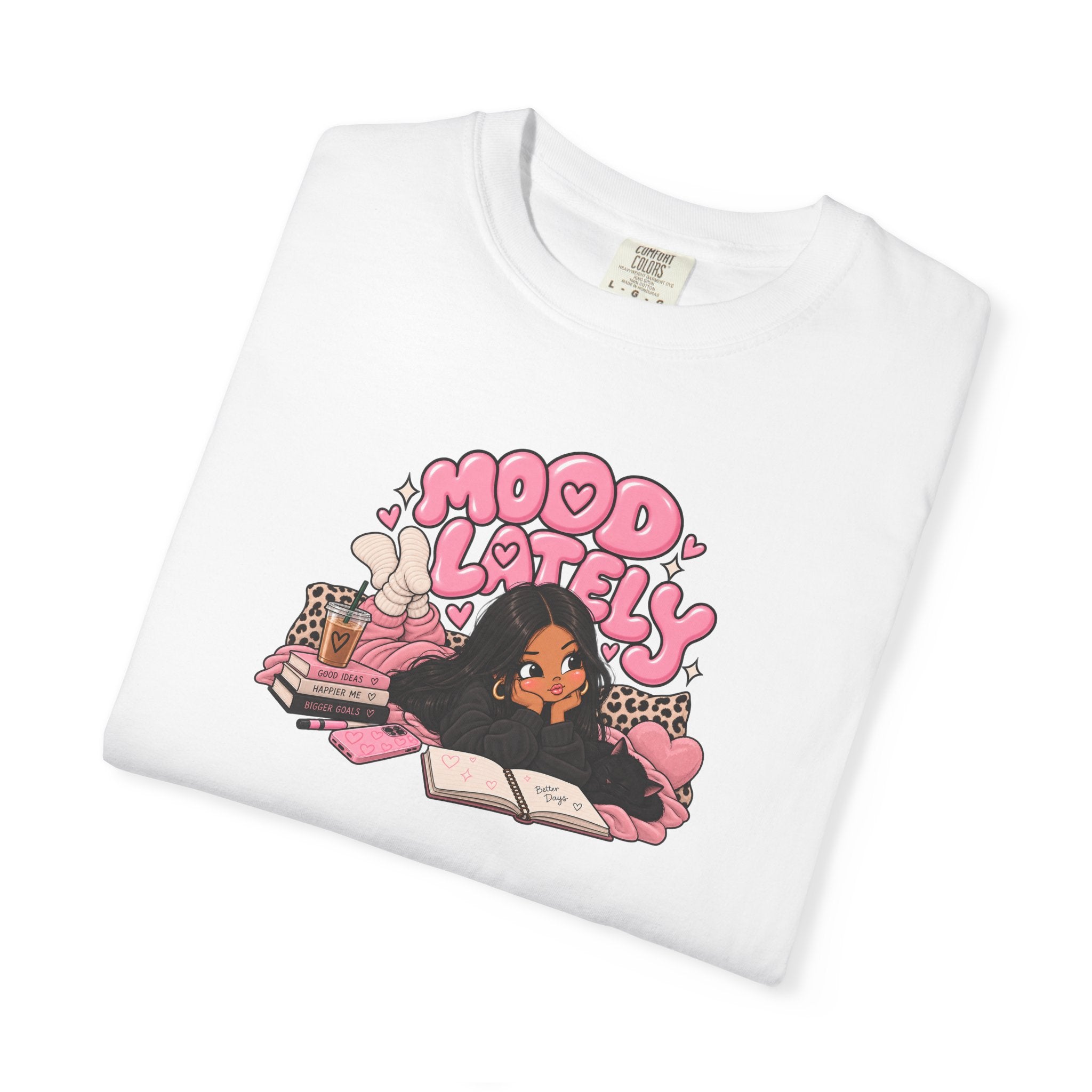 Mood Lately Graphic T-Shirt — Cozy Study Vibes