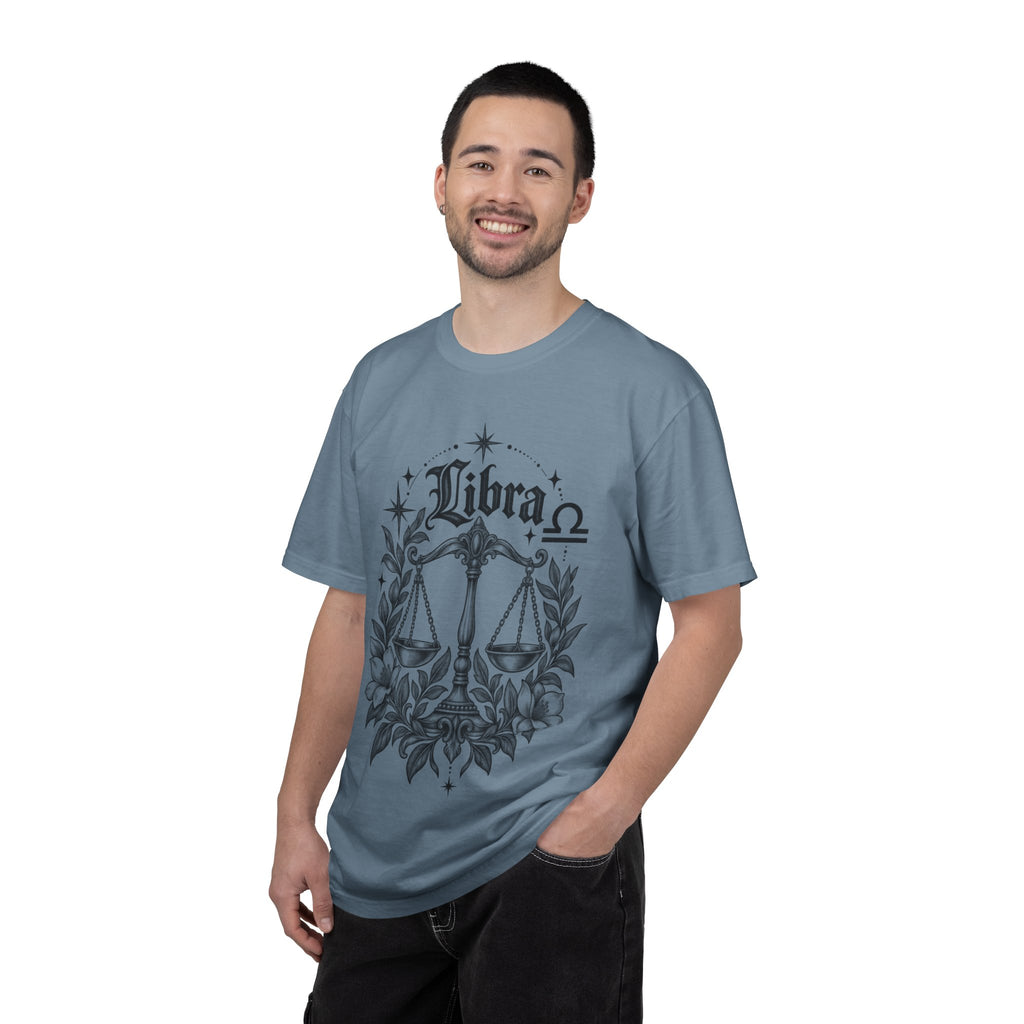 Libra Zodiac Scales T-Shirt — Astrological Sign Graphic Tee