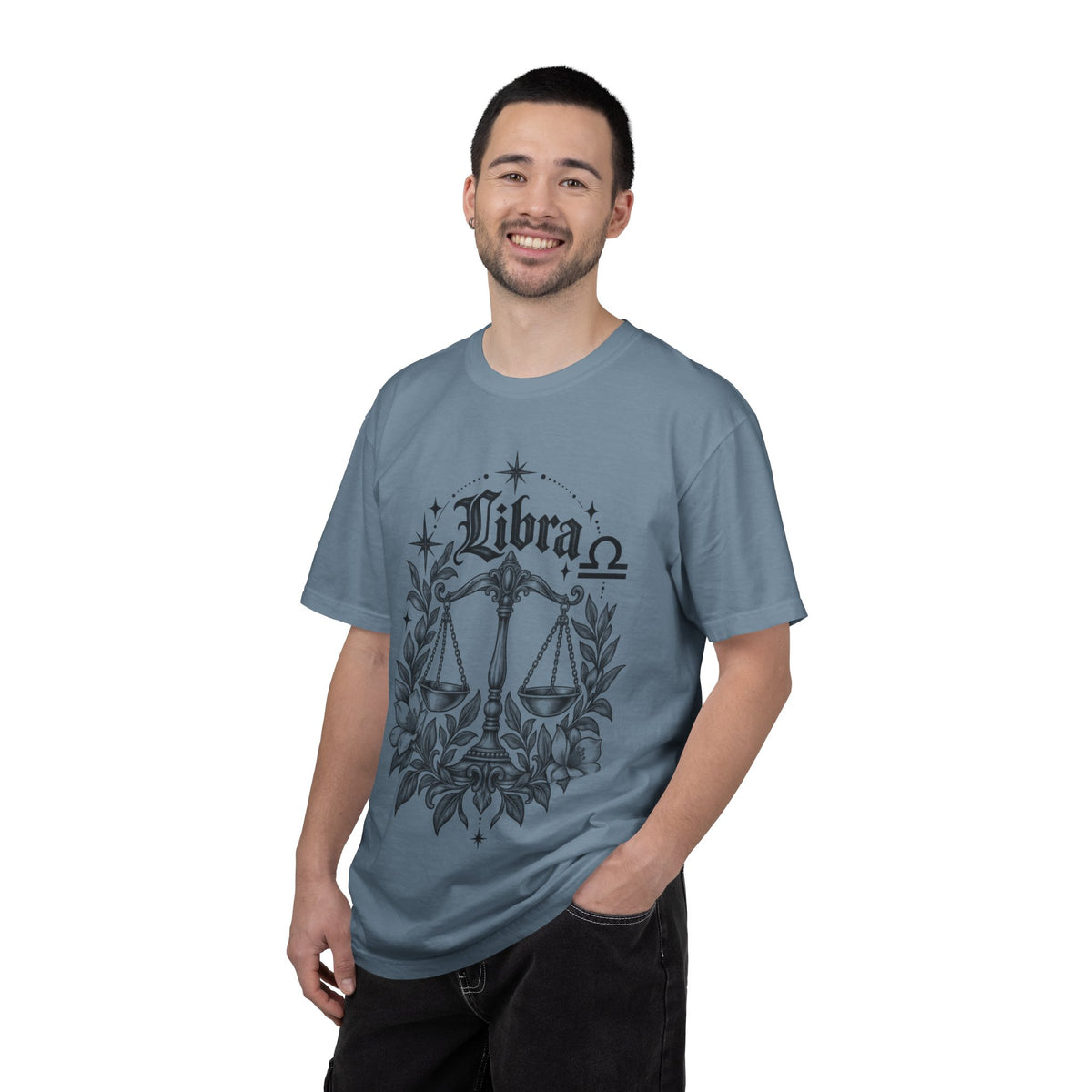 Libra Zodiac Scales T-Shirt — Astrological Sign Graphic Tee