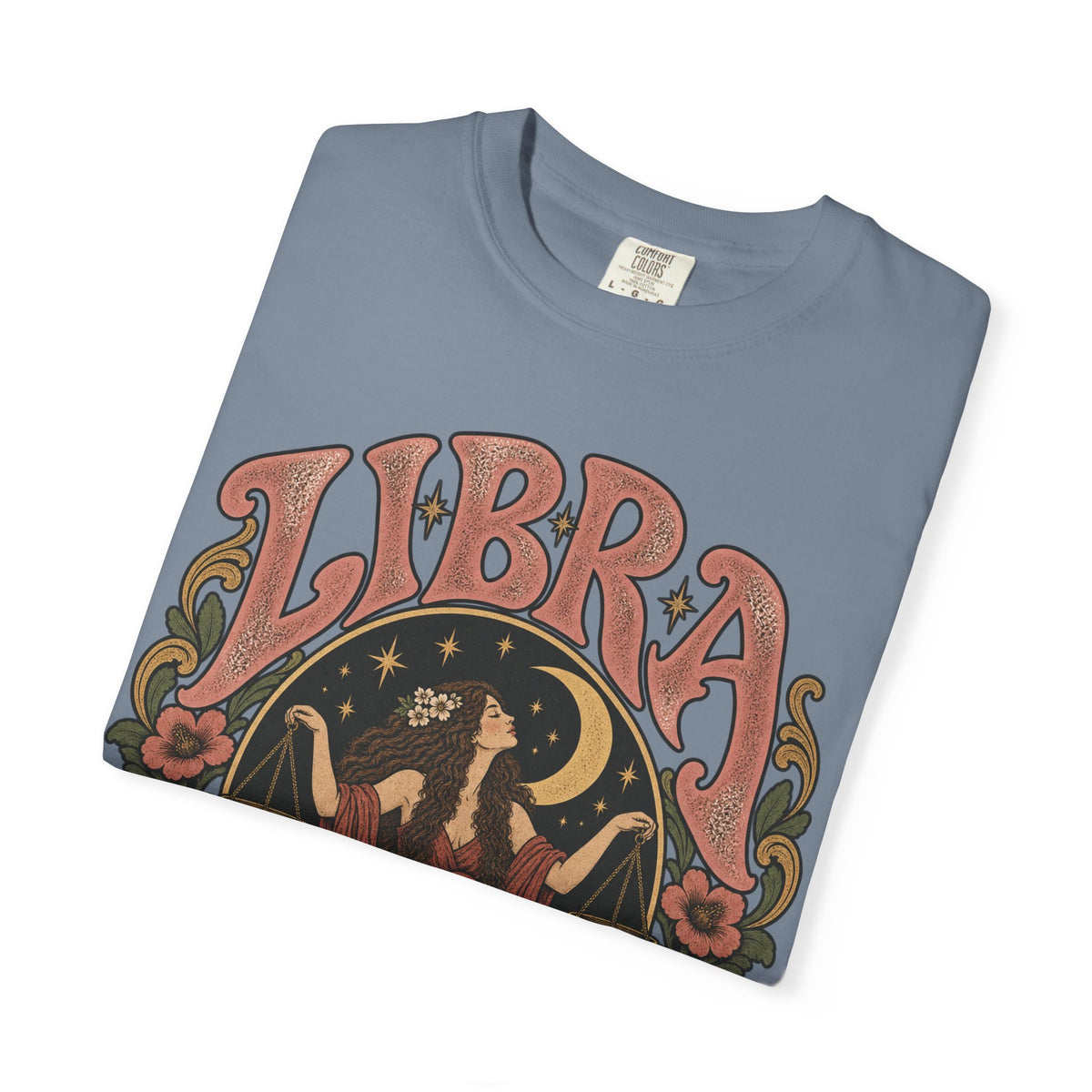 T-Shirt — Libra Vintage Zodiac Graphic Tee