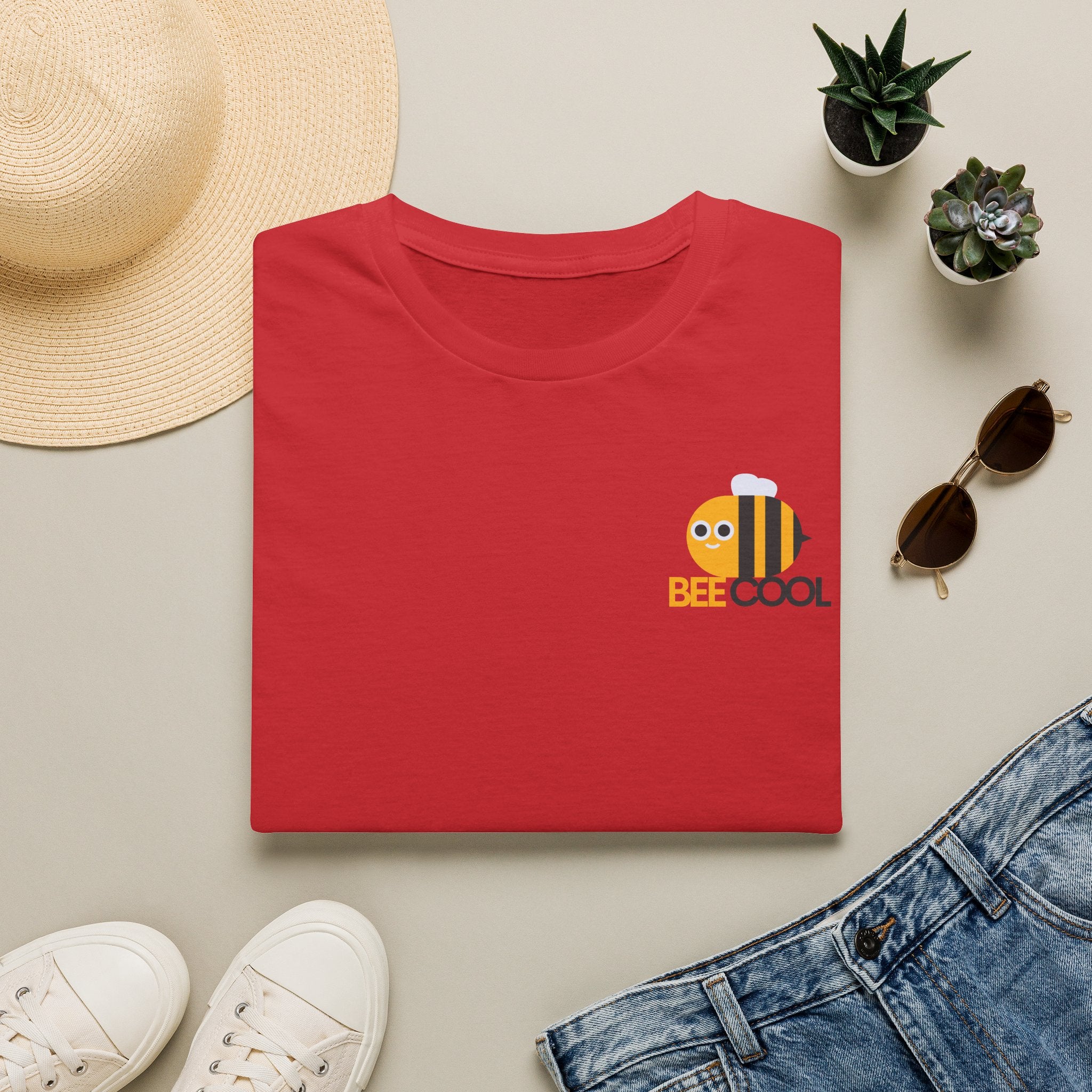 Bee Cool T‑Shirt — Cute Minimal Bee Graphic Tee