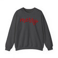 Merry Script Sweatshirt — Cozy Holiday Crewneck