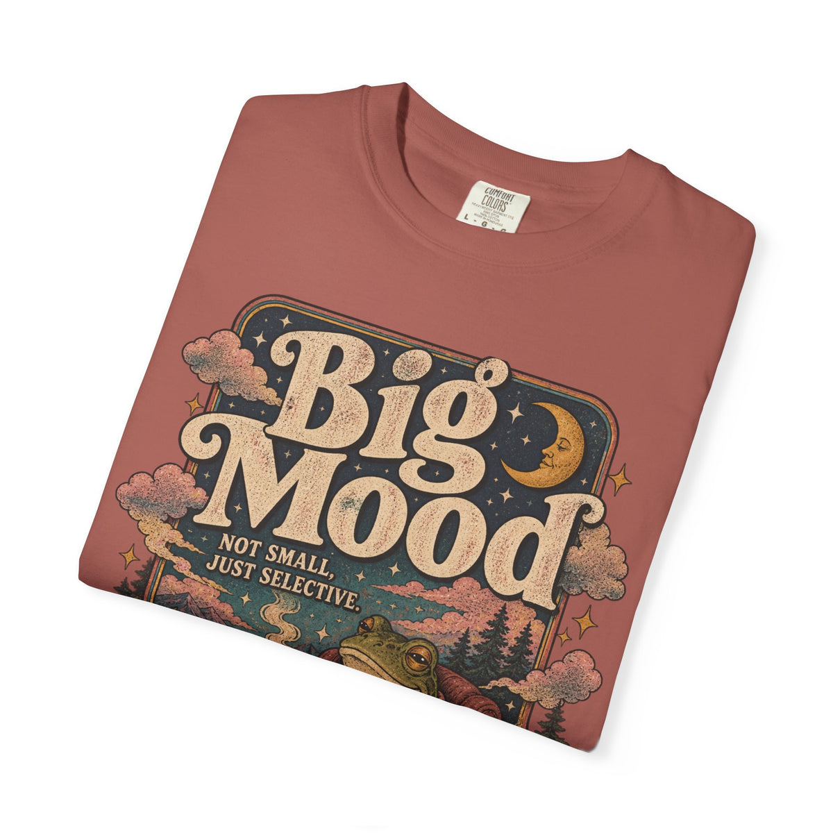 Big Mood Graphic T-Shirt — Cozy Retro Camping Vibe