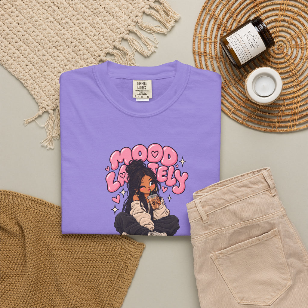 Mood Lovely T-Shirt — Cute Cartoon Girl Graphic Tee
