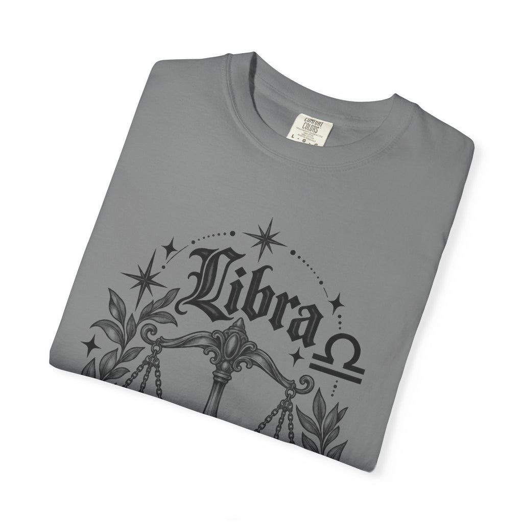 Libra Zodiac Scales T-Shirt — Astrological Sign Graphic Tee