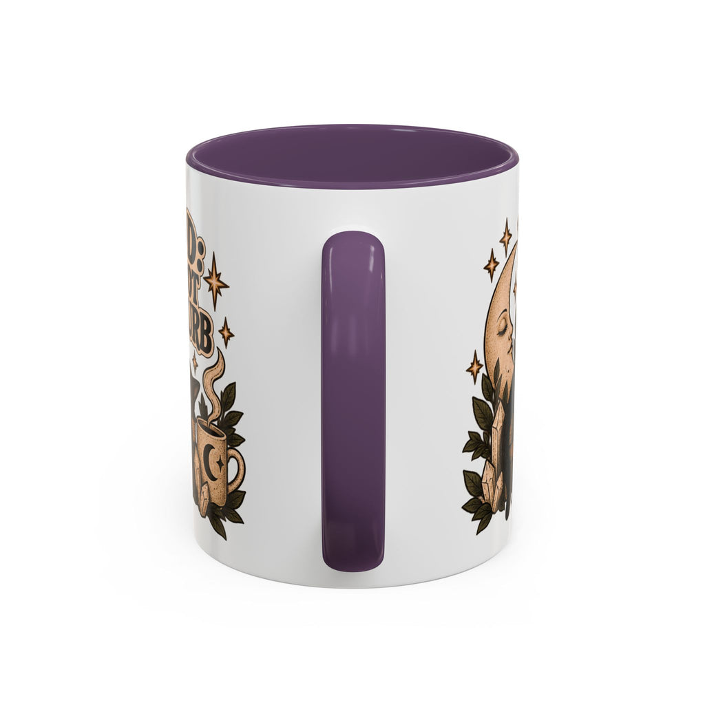 Mood: Do Not Disturb Mug — Sleepy Cat & Moon Ceramic Coffee Mug